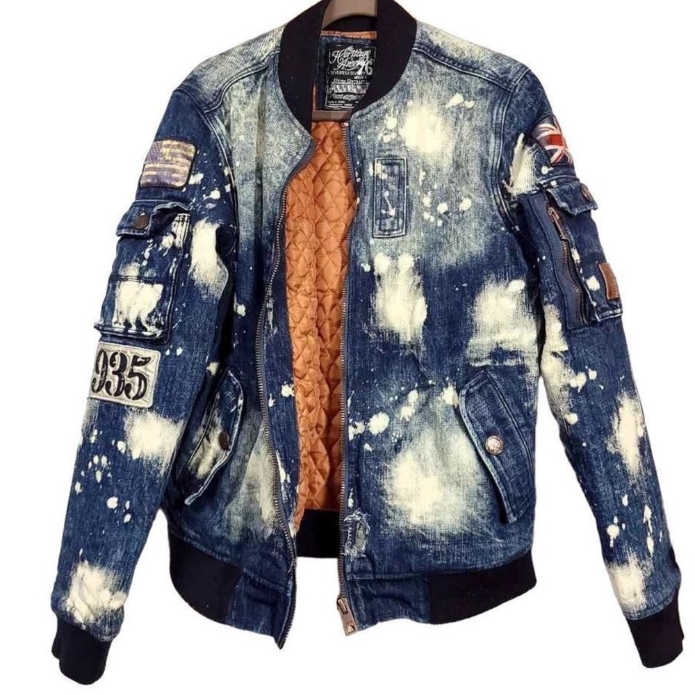 Heritage America Jean 1776 Bleach Jacket XL